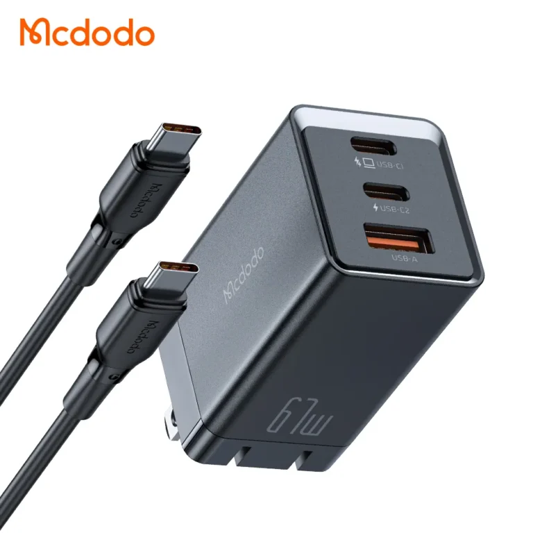 Mcdodo 67W GaN5 Mini Fast Charging Pro Adapter with Type C Cable
