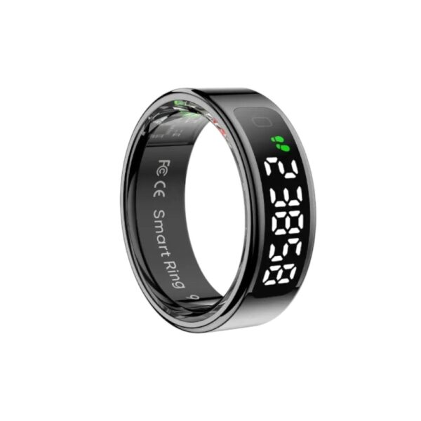 COLMI R12 Smart Ring with Display Screen and Touch – Black